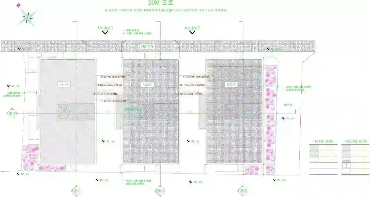 허브캐슬 3차 배치도 이미지